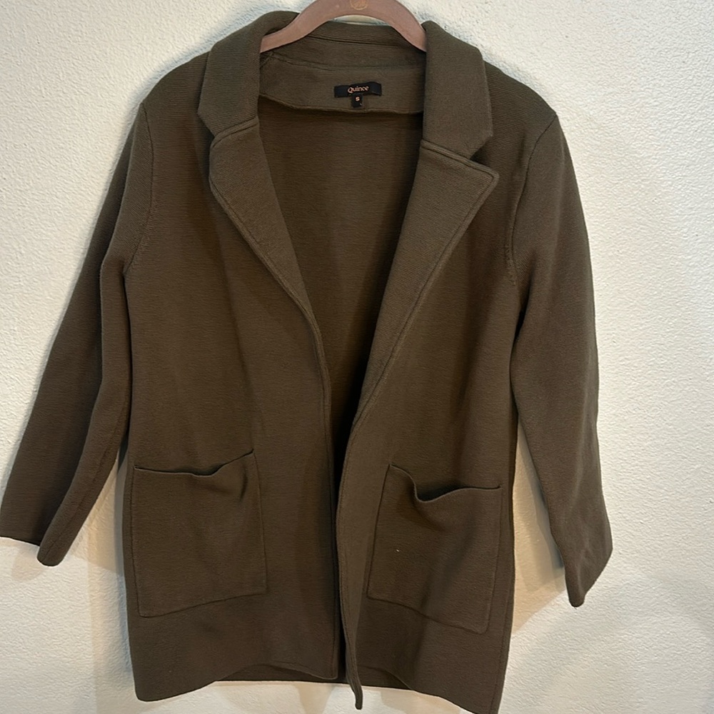 Quince Olive Green Women's Jacket